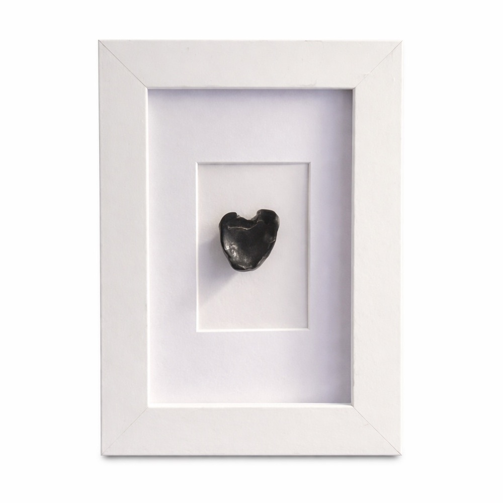 🌊 Framed Heart Shell Art Virginia Beach Handmade Lucky Mischa Coastal Wall Decor
